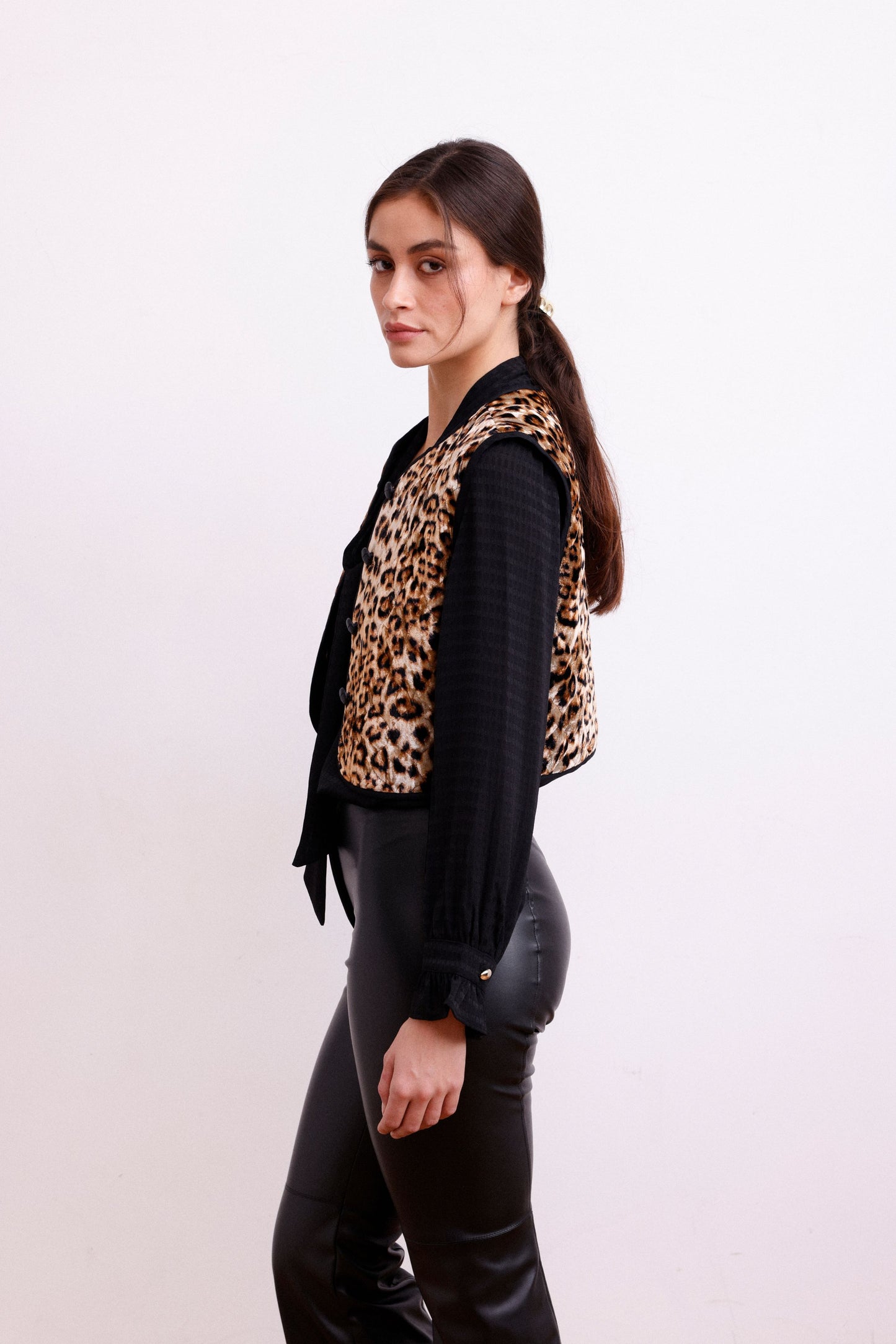 Gilet ROMA leopard