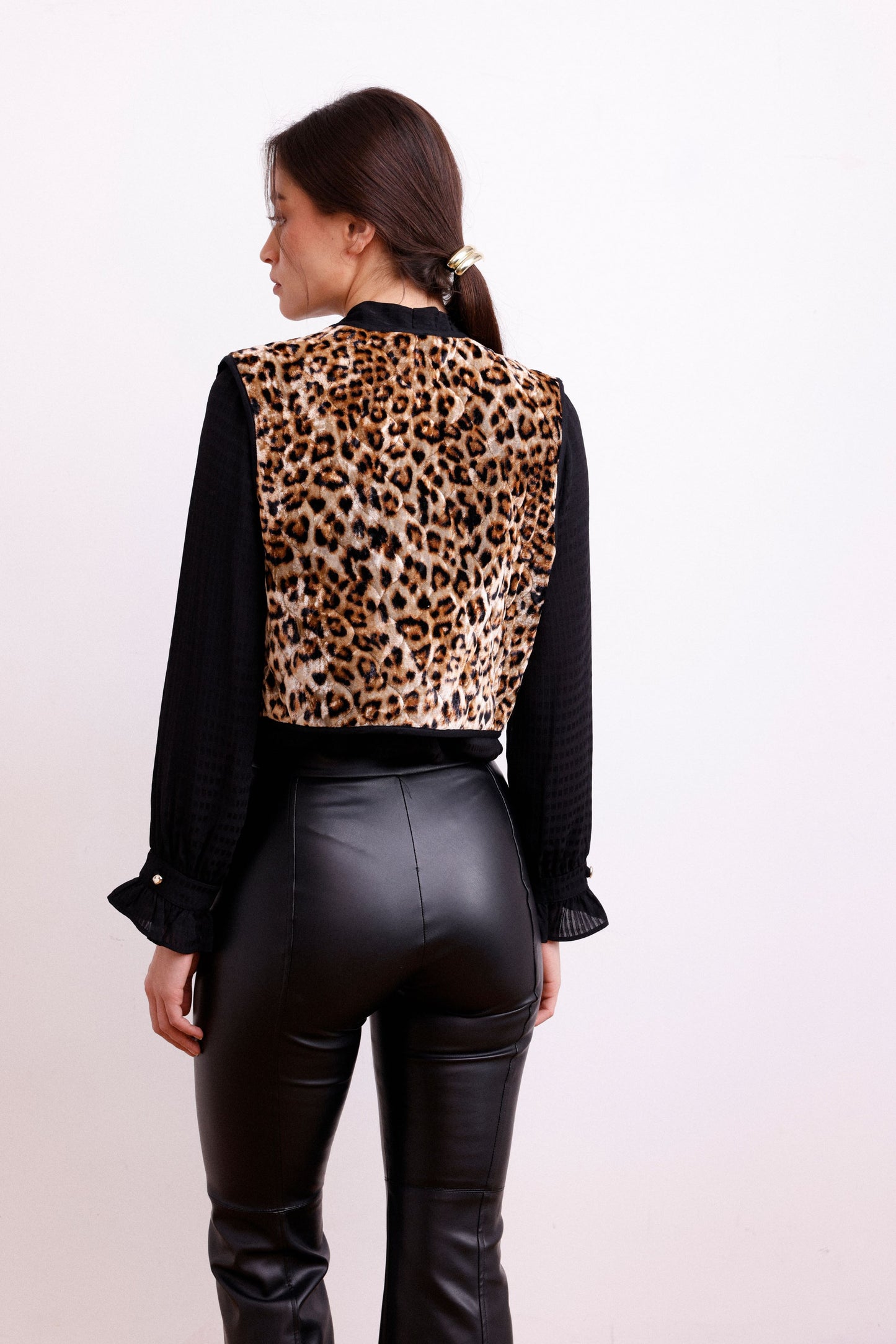 Gilet ROMA leopard